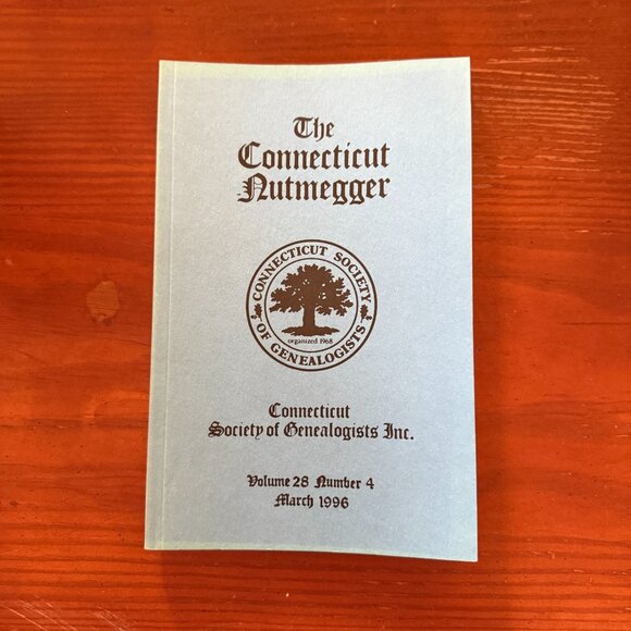 The Connecticut Nutmegger Genealogy Journals Vol. 21 27 28 30 1989-1998 - Picture 3 of 5